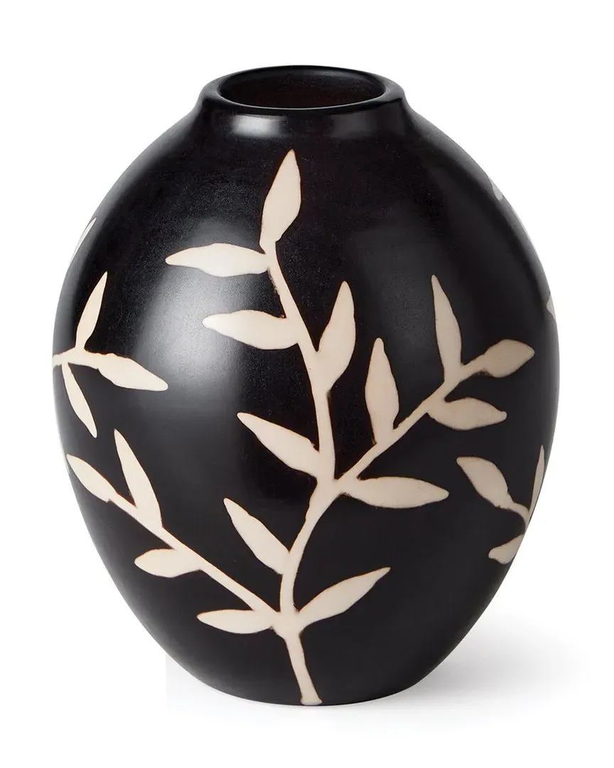Dayana Small Vase - Black, Terracotta image