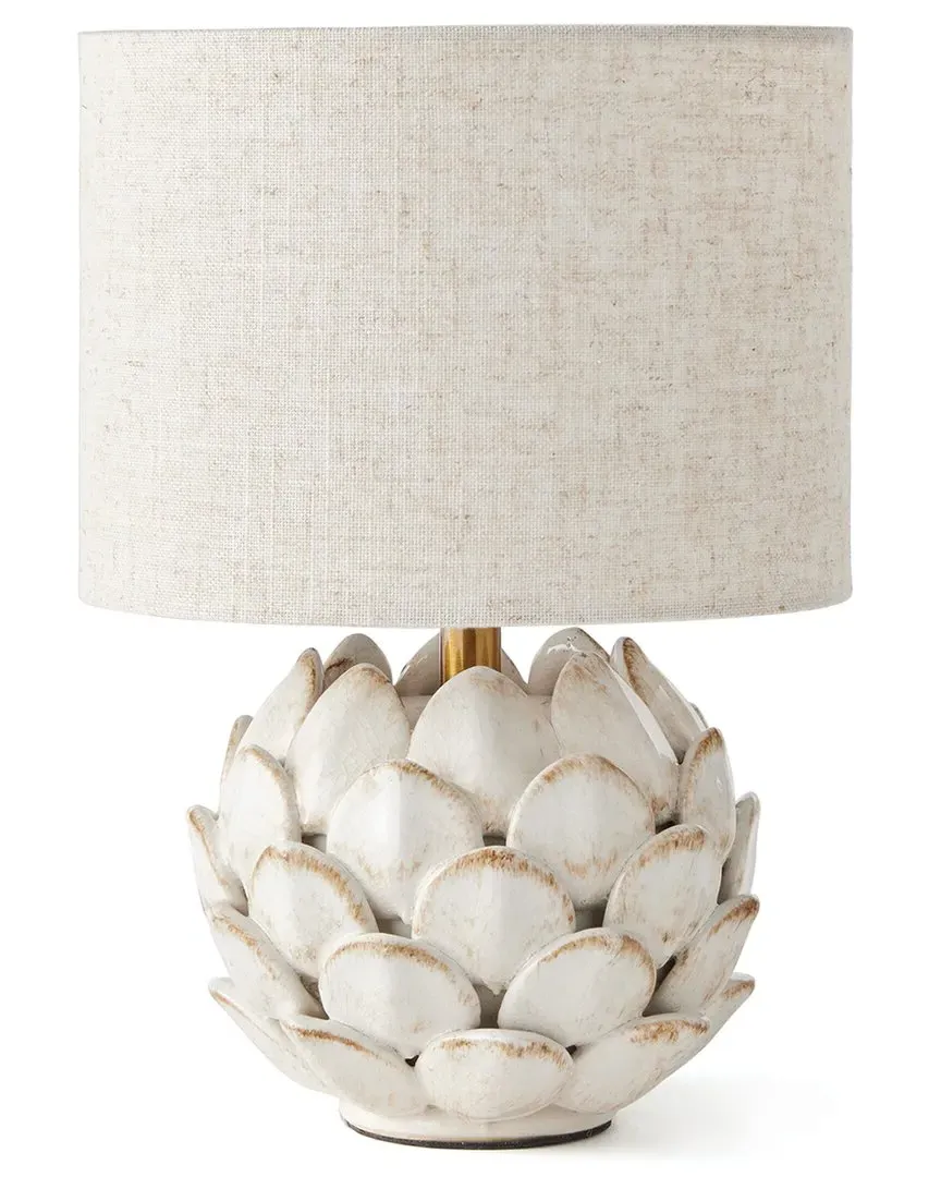 Declan Mini Table Lamp - White, Ceramic image