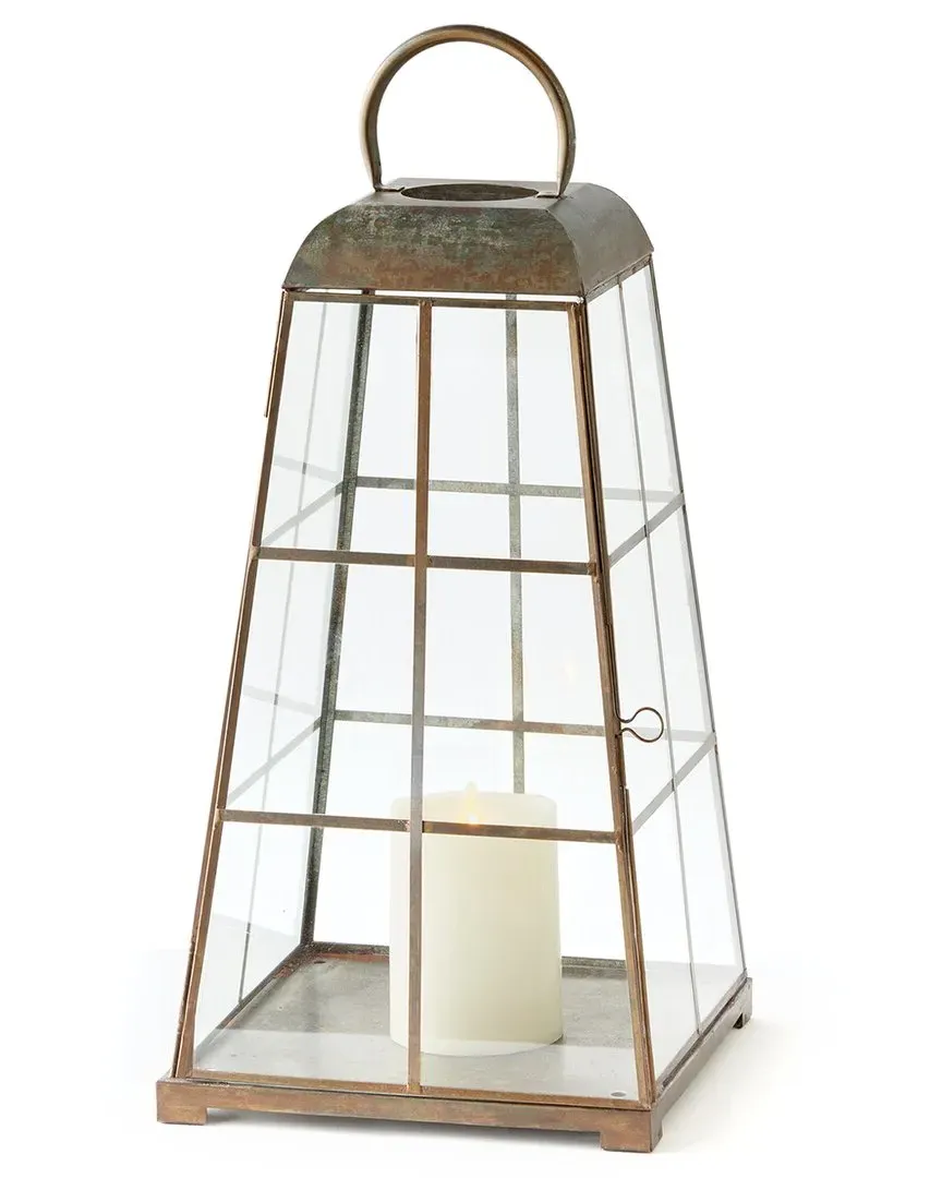 Dexter Large Lantern - Brass, Iron image