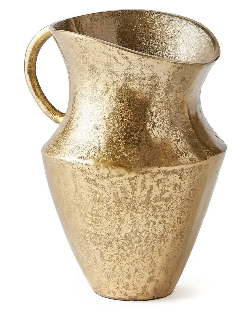 Elaina Large Decorative Pitcher - Gold, Aluminum image