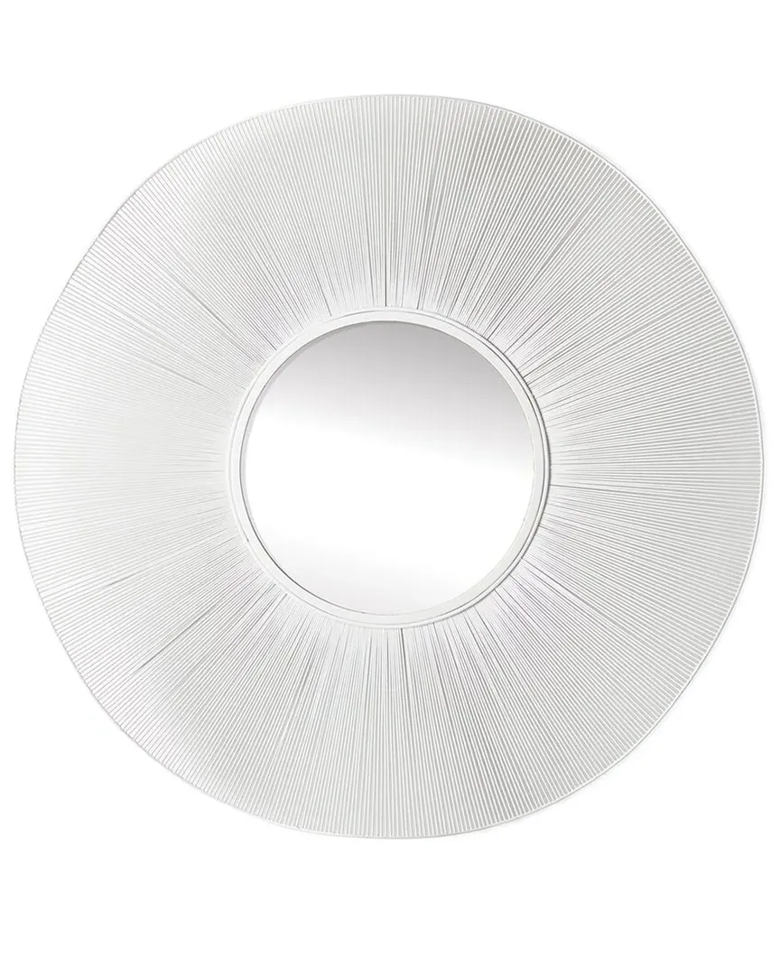 Esme Round Wall Mirror - White image