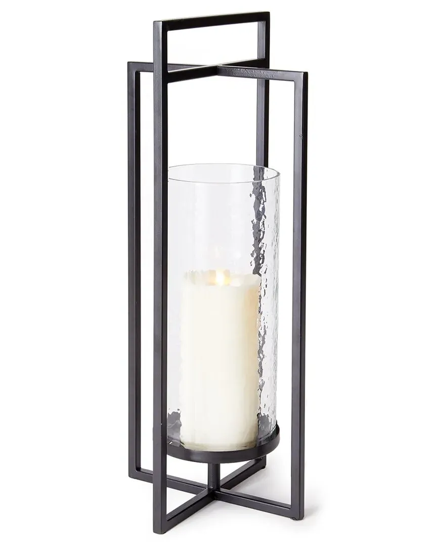 Exton Large Lantern - Black, Iron