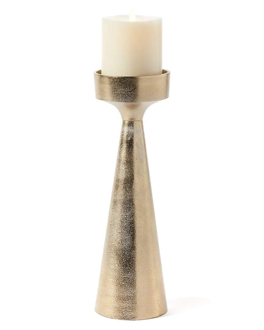 Florence Large Candle Stand - White, Aluminum