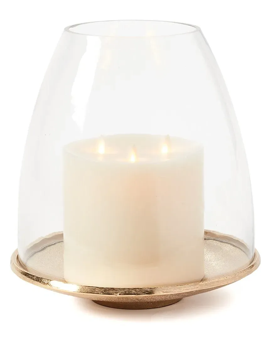 Florence Large Hurricane Lantern - White, Aluminum image