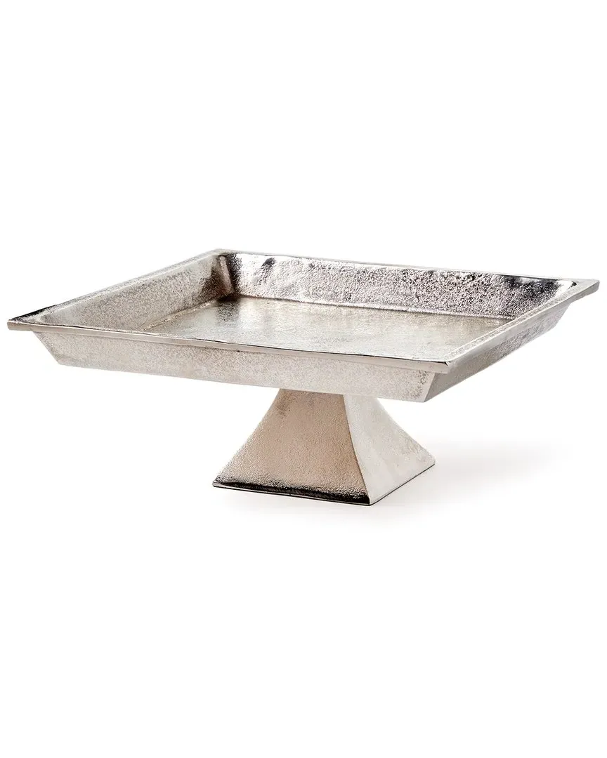 Gatlin Large Decorative Pedestal - Silver, Aluminum image