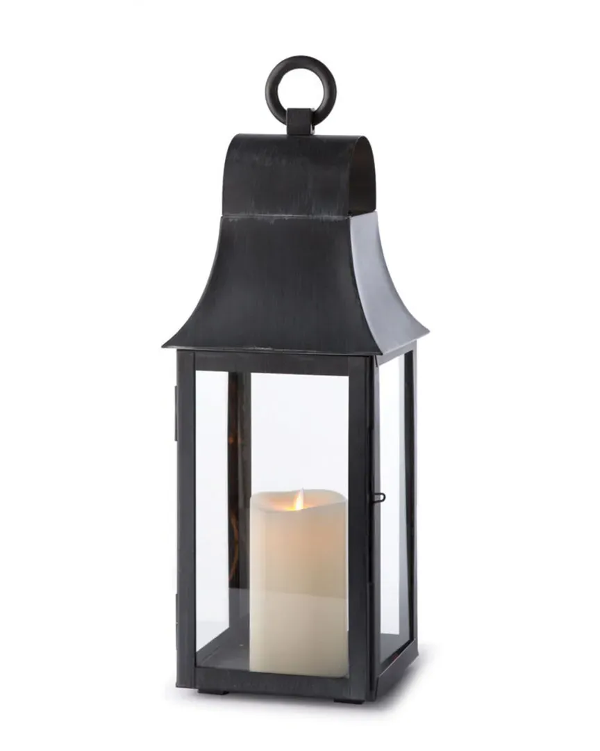 Geneva 21.5in Outdoor Lantern - Washed Black image