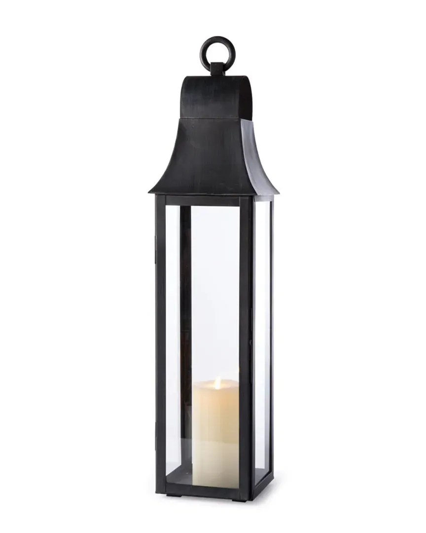 Geneva 33in Outdoor Lantern - Washed Black