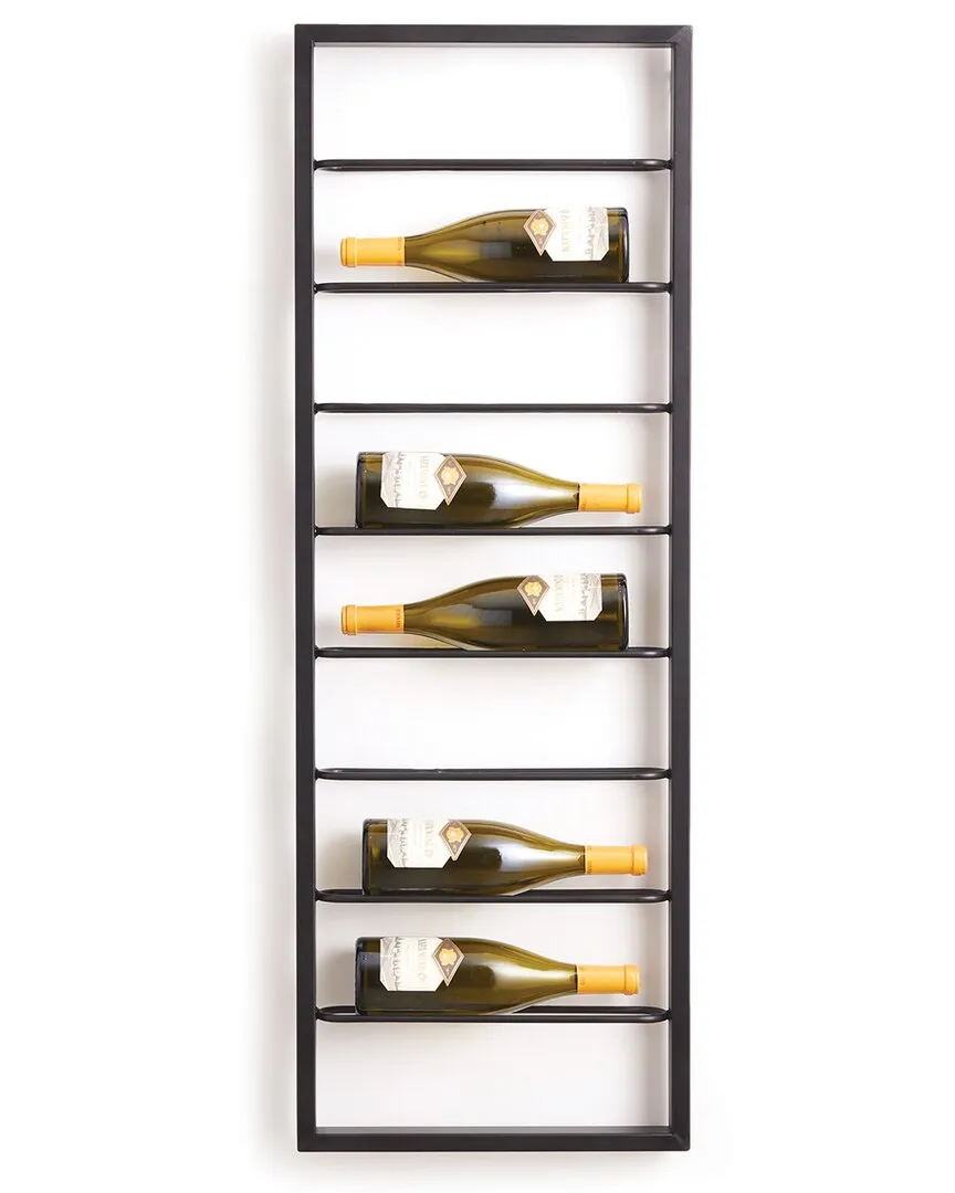 Hoxton 8-Bottle Wine Rack - Black Bronze, Iron