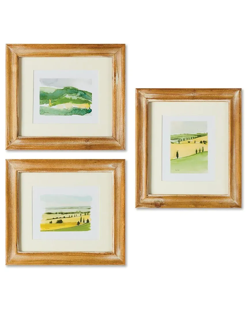 Italian Landscape Prints Set - Fir Wood image