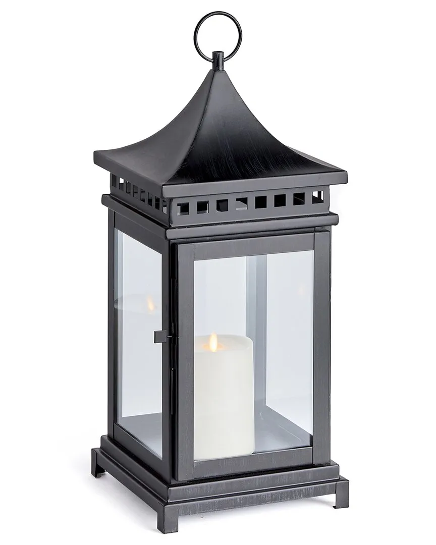 Kito Small Outdoor Lantern - Black, Stainless Steel image