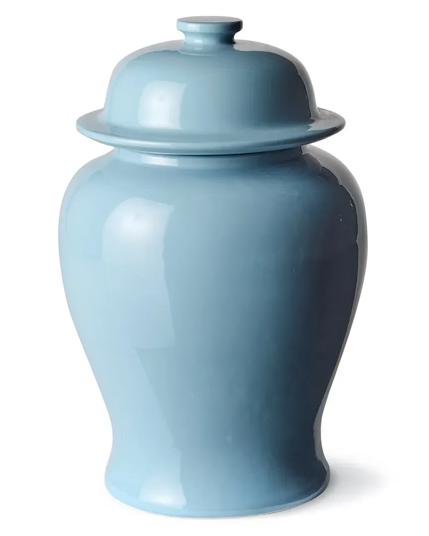 Koa Large Lidded Ginger Jar - Blue, Ceramic image