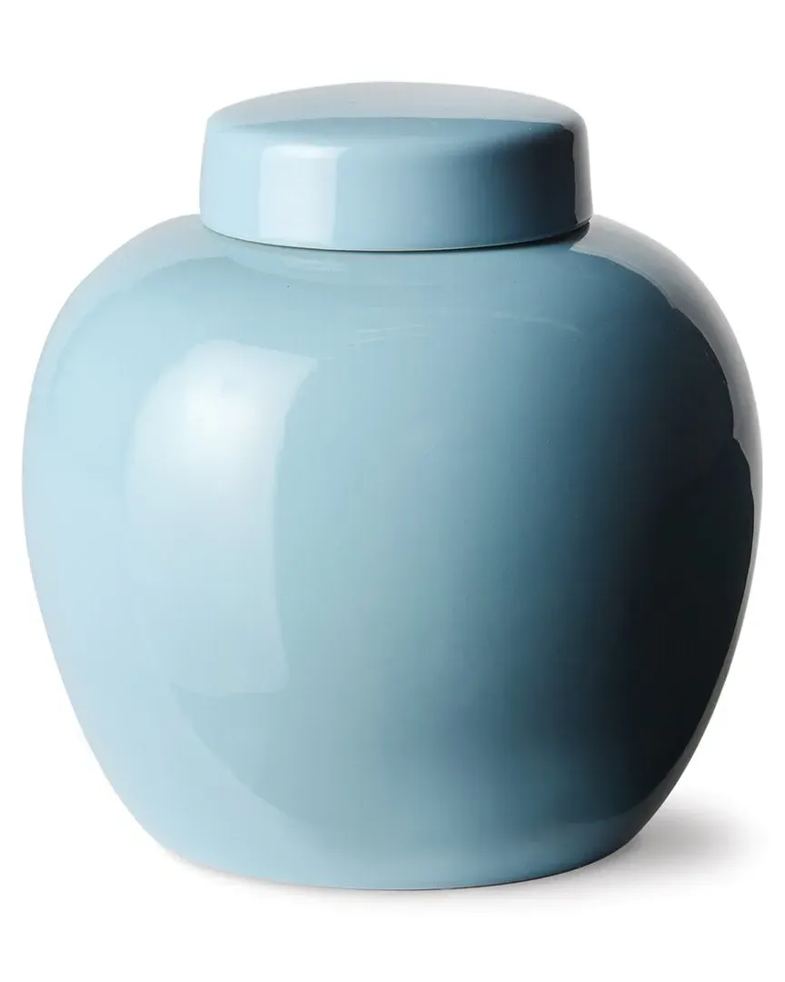 Koa Lidded Jar - Blue, Ceramic image