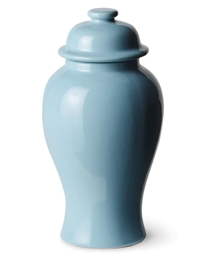 Koa Small Lidded Ginger Jar - Blue, Ceramic image