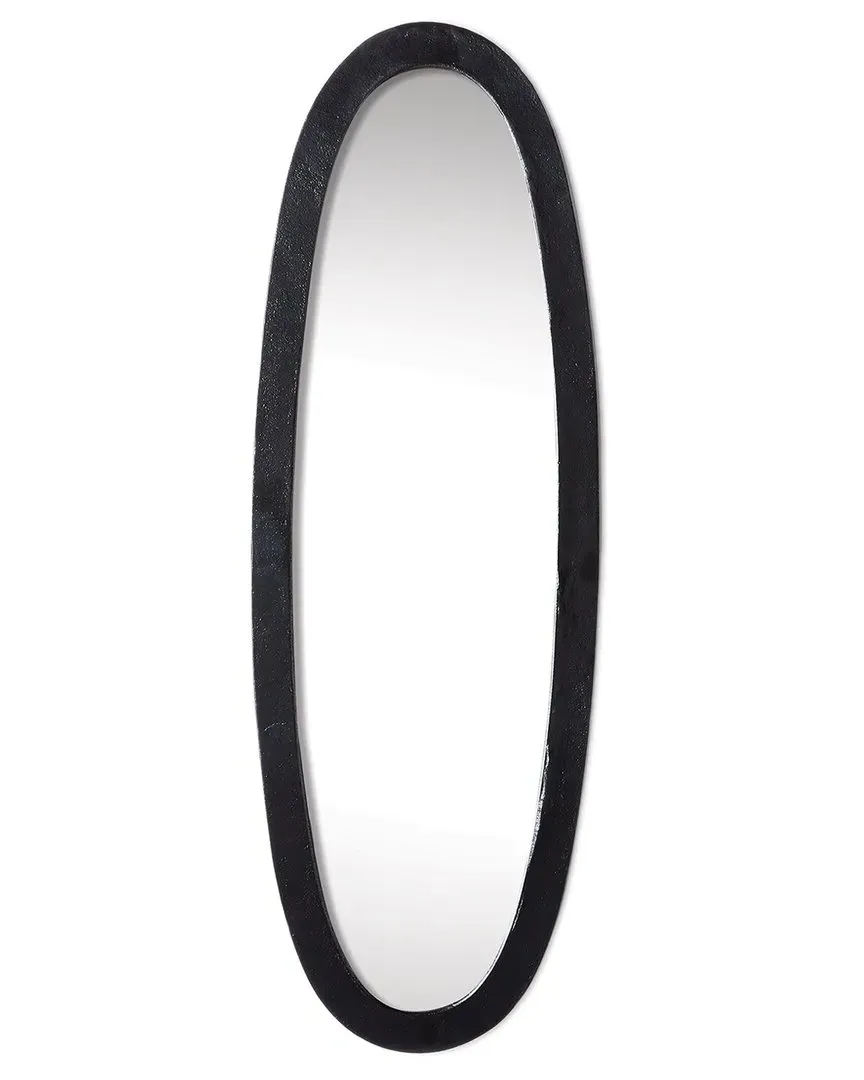 Lamelle Oval Mirror - Black