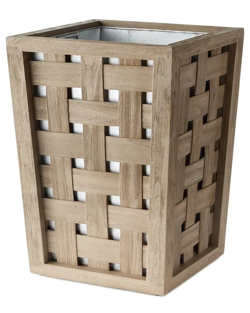 Large Chatham Planter - Gray, Teak image