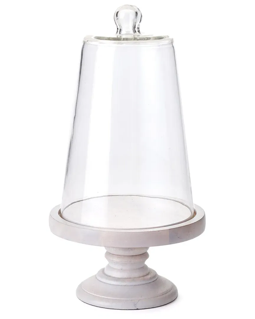 Laurent Small Cloche - White, Mango Wood image