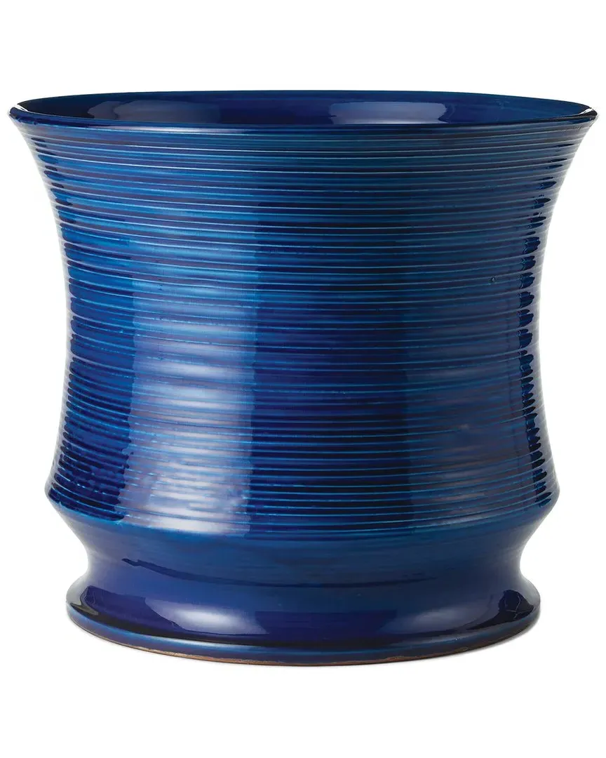 Linea Grande Short Vase - Blue, Ceramic image