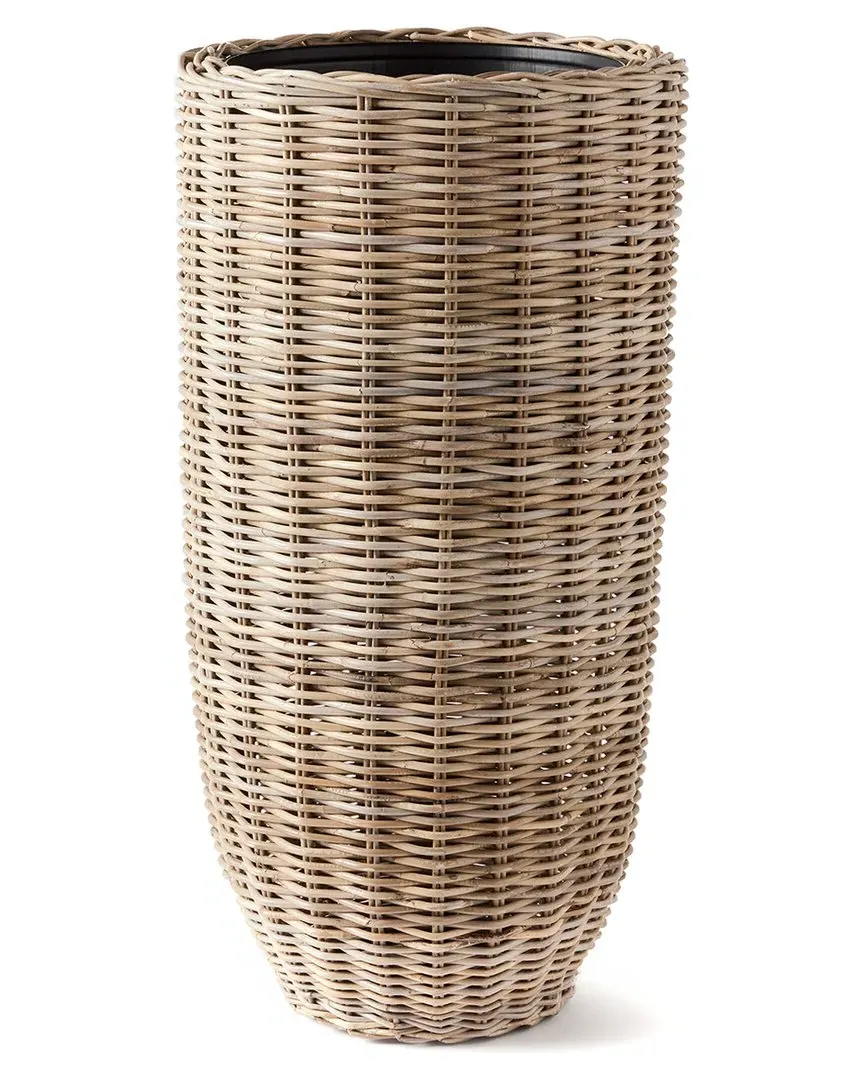 Lucas Large Planter - Beige, Rattan image