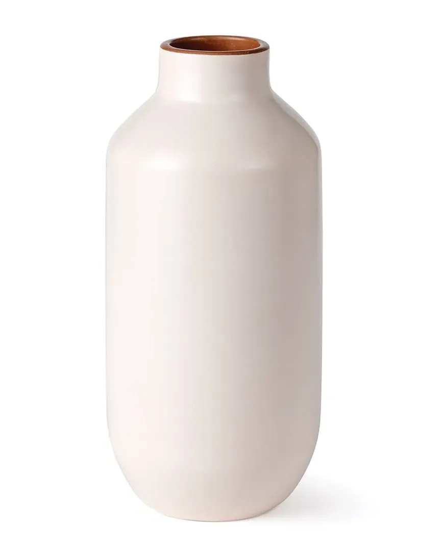 Lucela Bottle Vase - White, Ceramic image