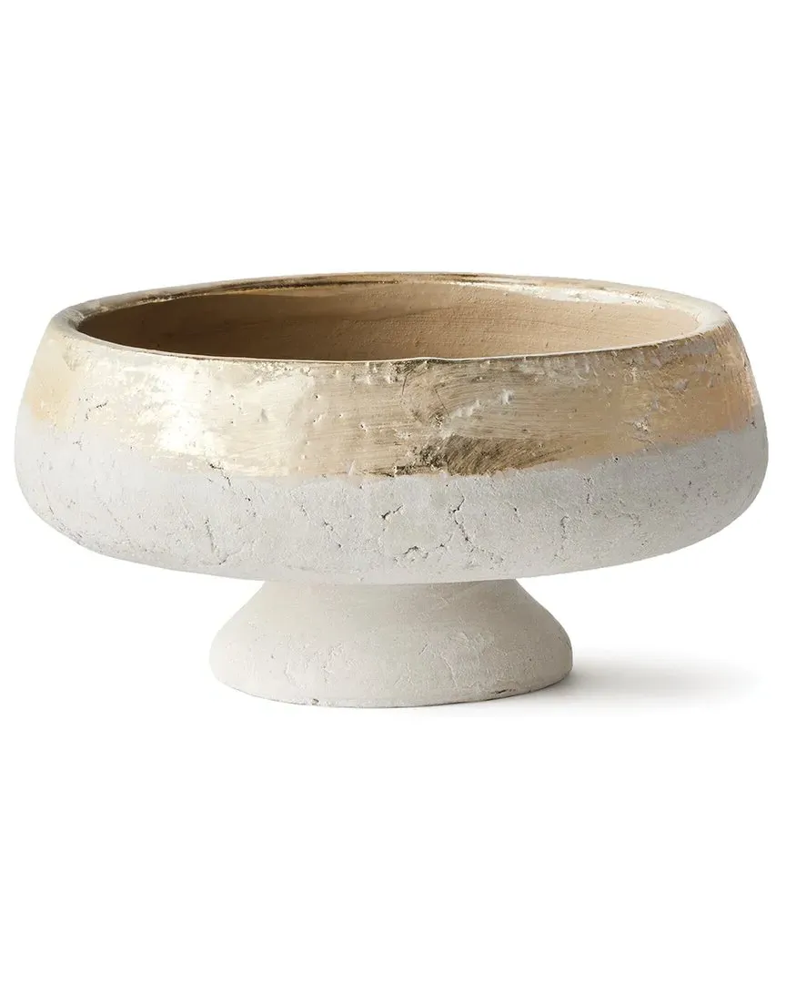 Maude Footed Decorative Bowl - Gold, Stoneware image