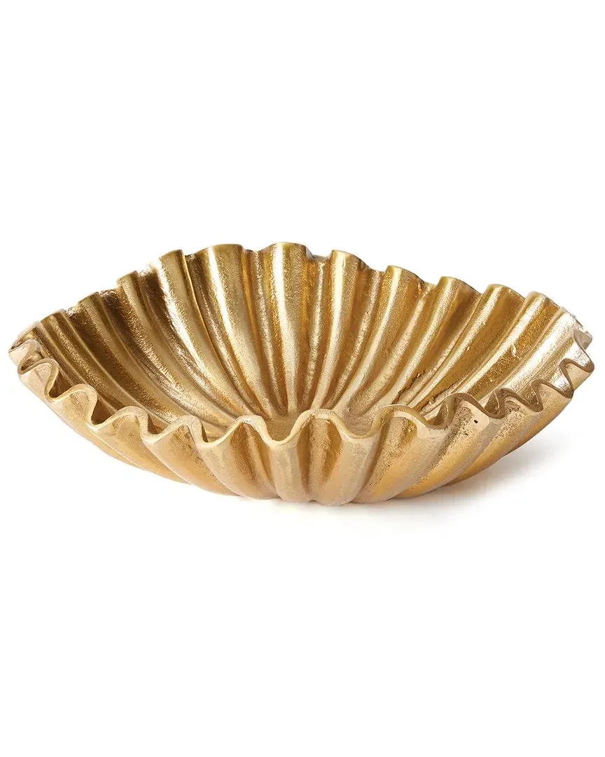 Mavis Square Decorative Tray - Gold, Aluminum image