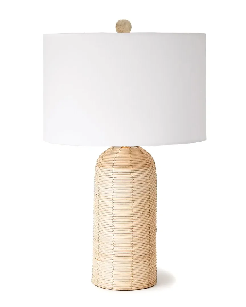 Maye Cylindrical Pendant Lamp - White, Iron