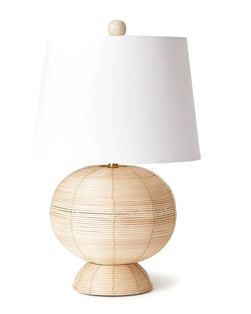 Maye Hourglass Table Lamp - White, Iron image