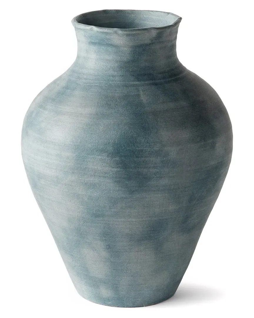Mirela Large Vase - Blue, Terracotta image