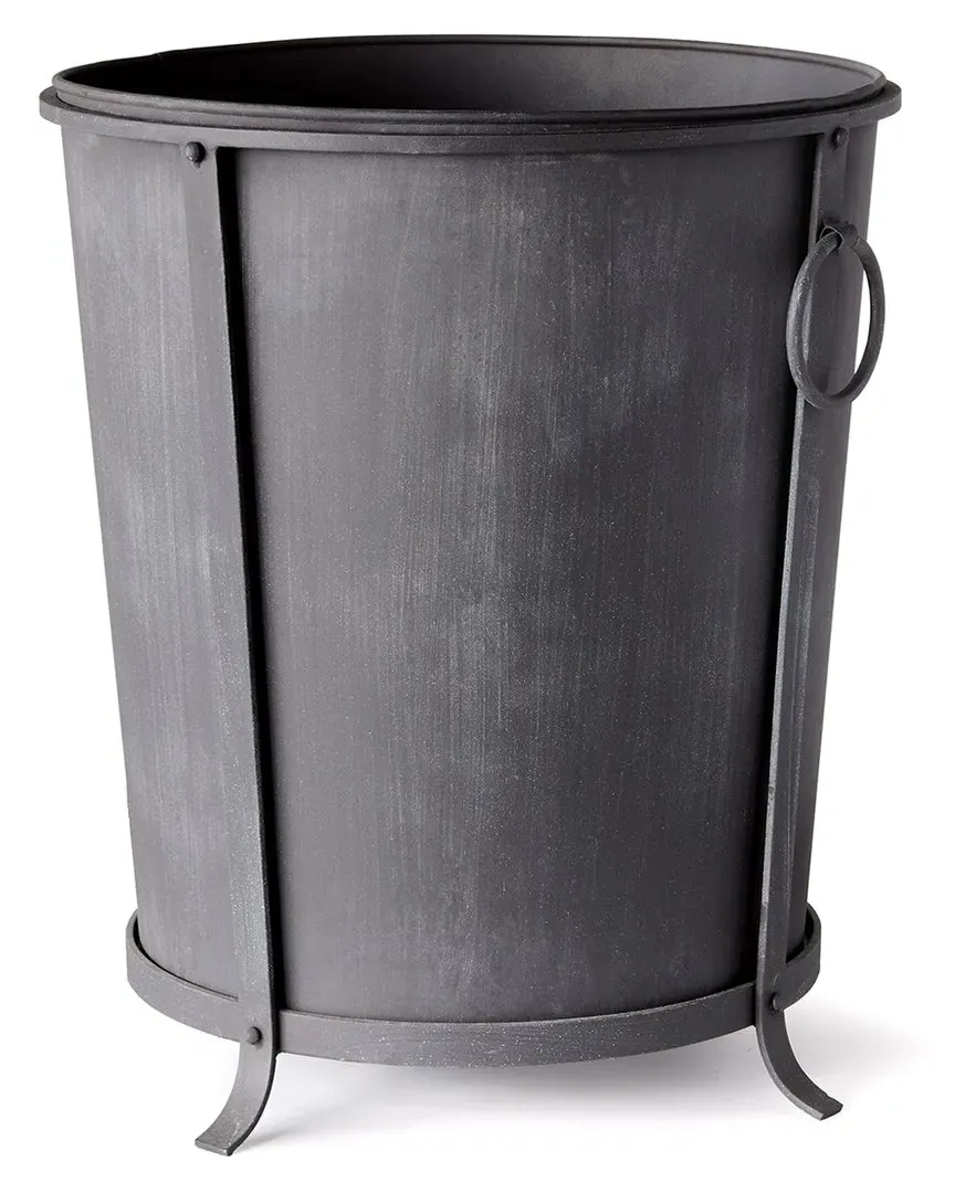 Oberon Large Planter - Black, Iron image