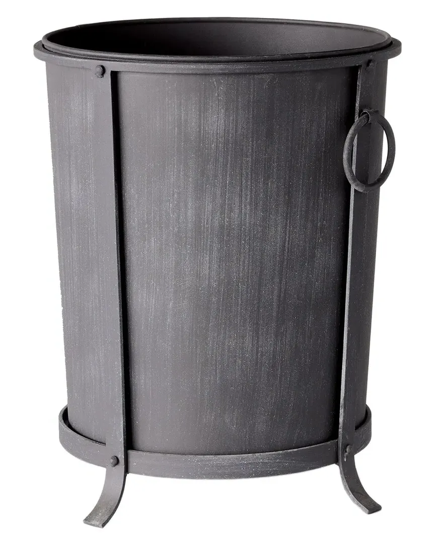 Oberon Medium Planter - Black, Iron image