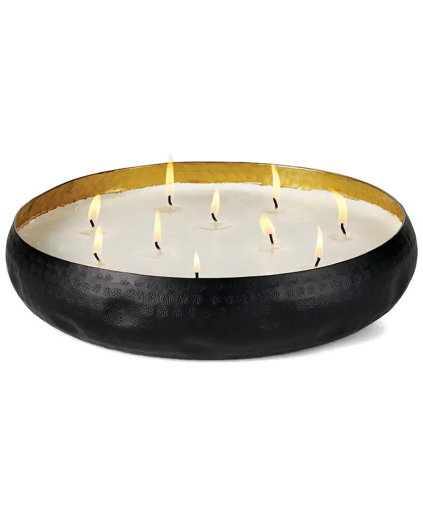 Oudh Noir 10-Wick Candle Tray - Black, Aluminum