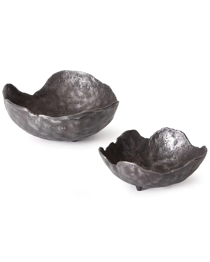 Roland Organic Decorative Bowl Set - Grey, Aluminum image