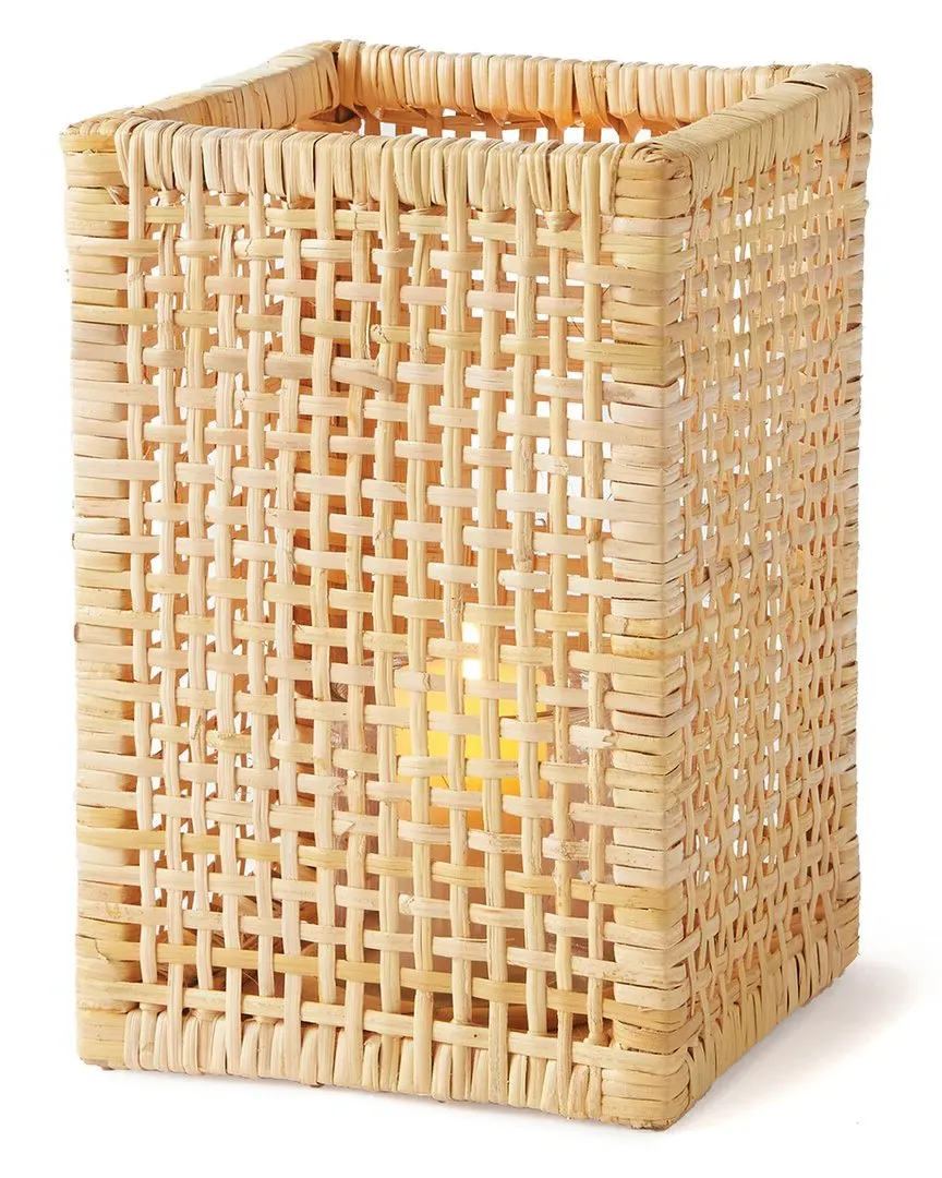 Rory Hurricane Lantern - Natural, Rattan image