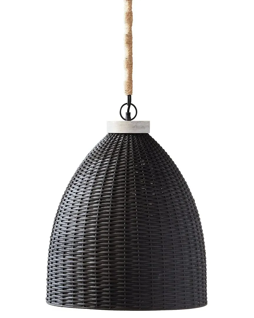 Salinas Pendant Light - Black, Rattan image