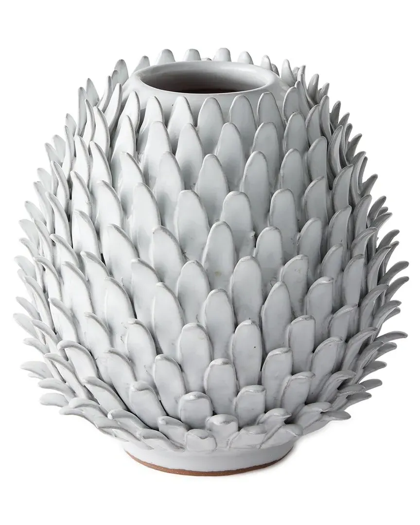 Serena Large Vase - White, Terracotta image