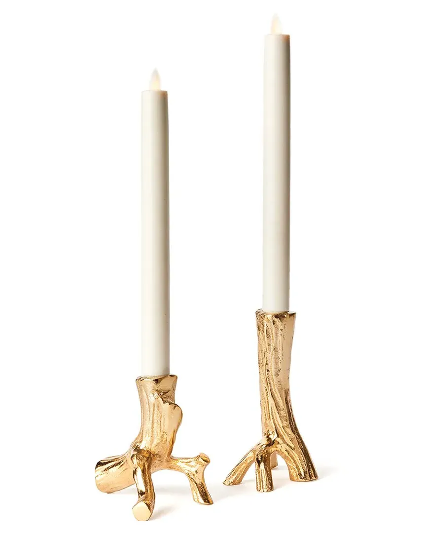 Set of 2 Hyde Taper Holders - Gold, Aluminum image