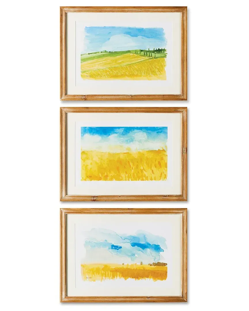 Set of 3 European Landscape Prints - Fir Wood image