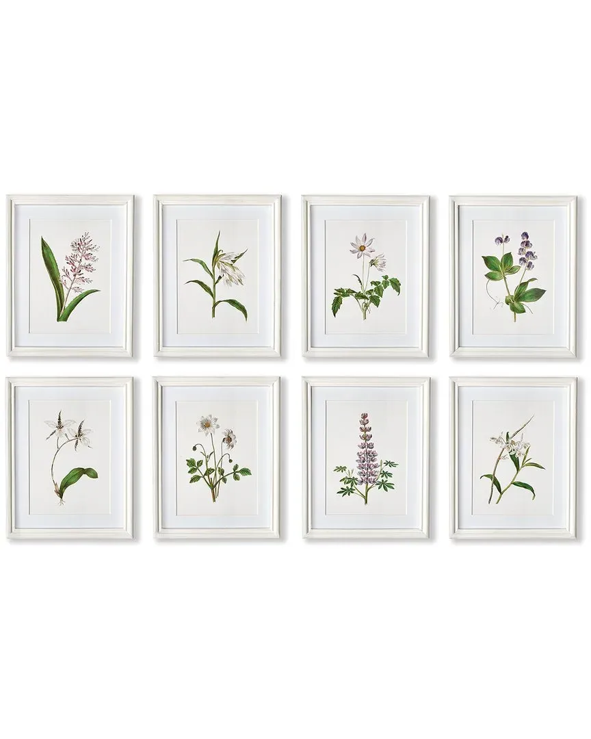 Set of 8 Flowers In Bloom Petite Prints - Lavender image