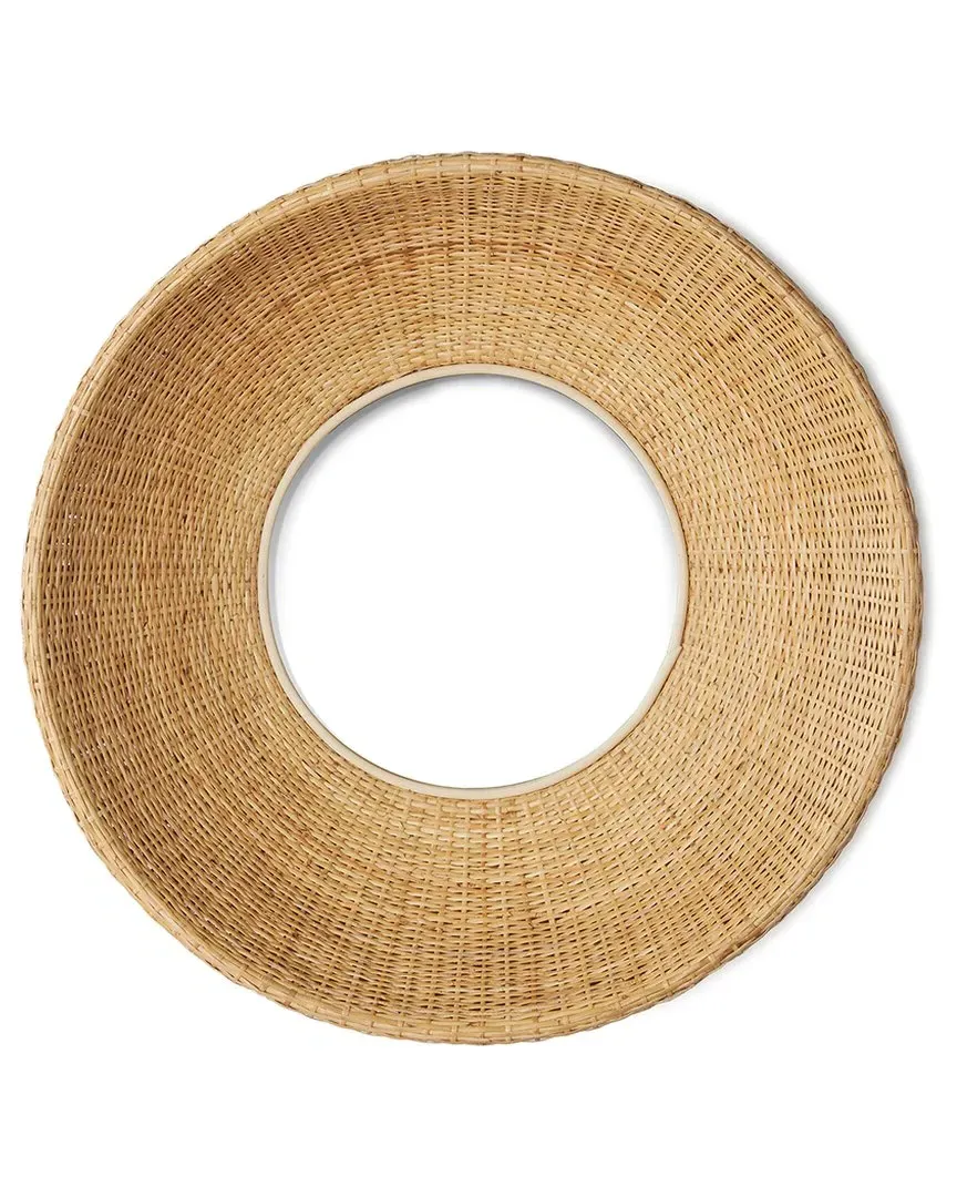 Shyla Round Mirror - Natural, Rattan image