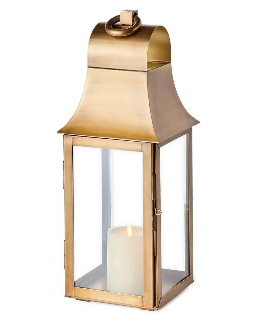 Small Geneva Lantern - Brass, Stainless Steel image