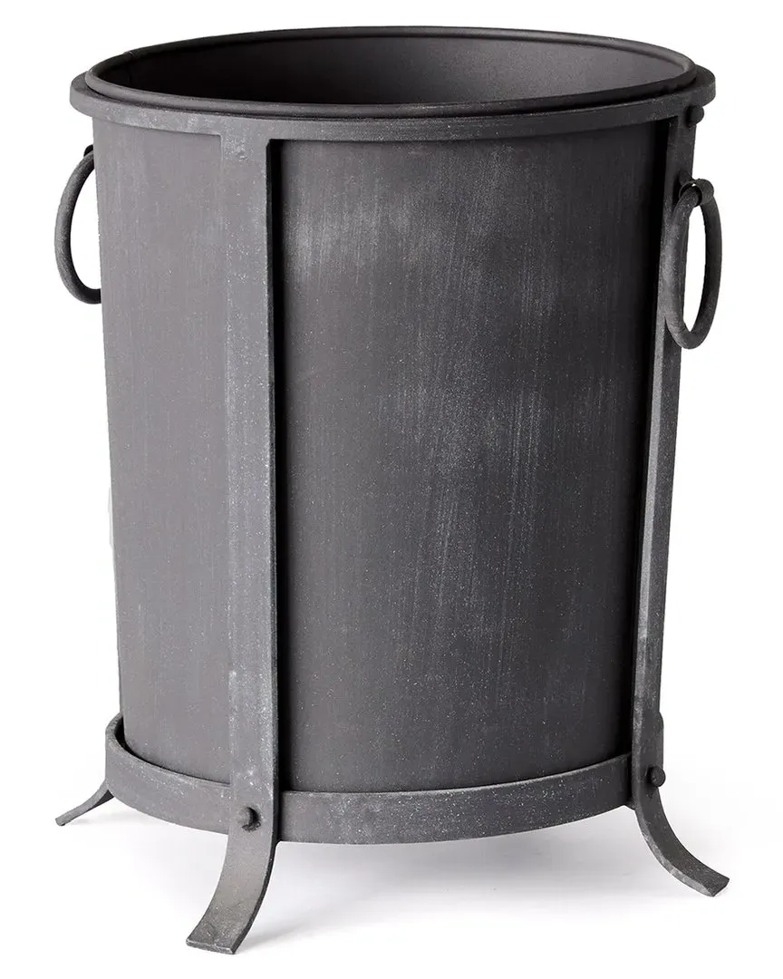 Small Oberon Planter - Black, Iron image