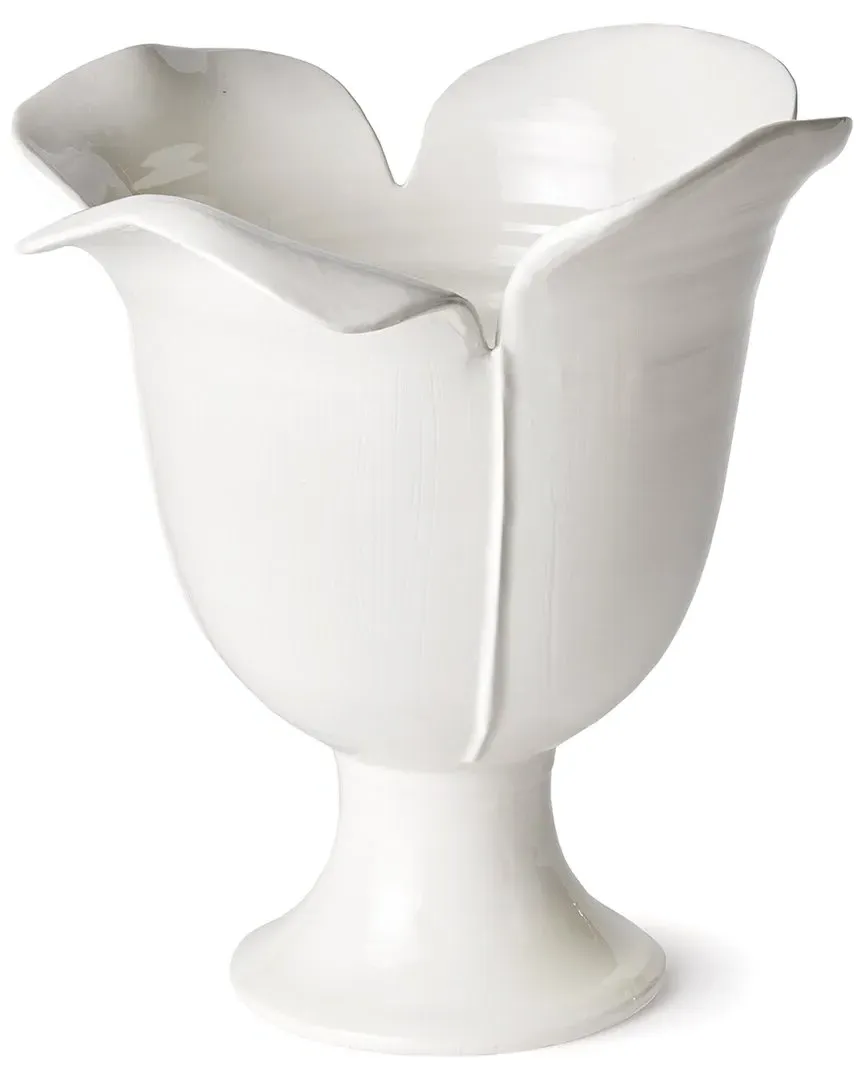 Small Petalo Vase - White, Ceramic image