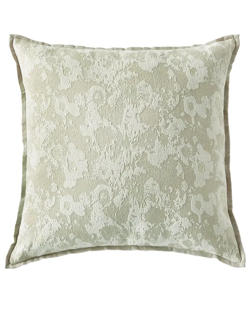 Sofia Square Indoor/Outdoor Pillow - Green, Polyester