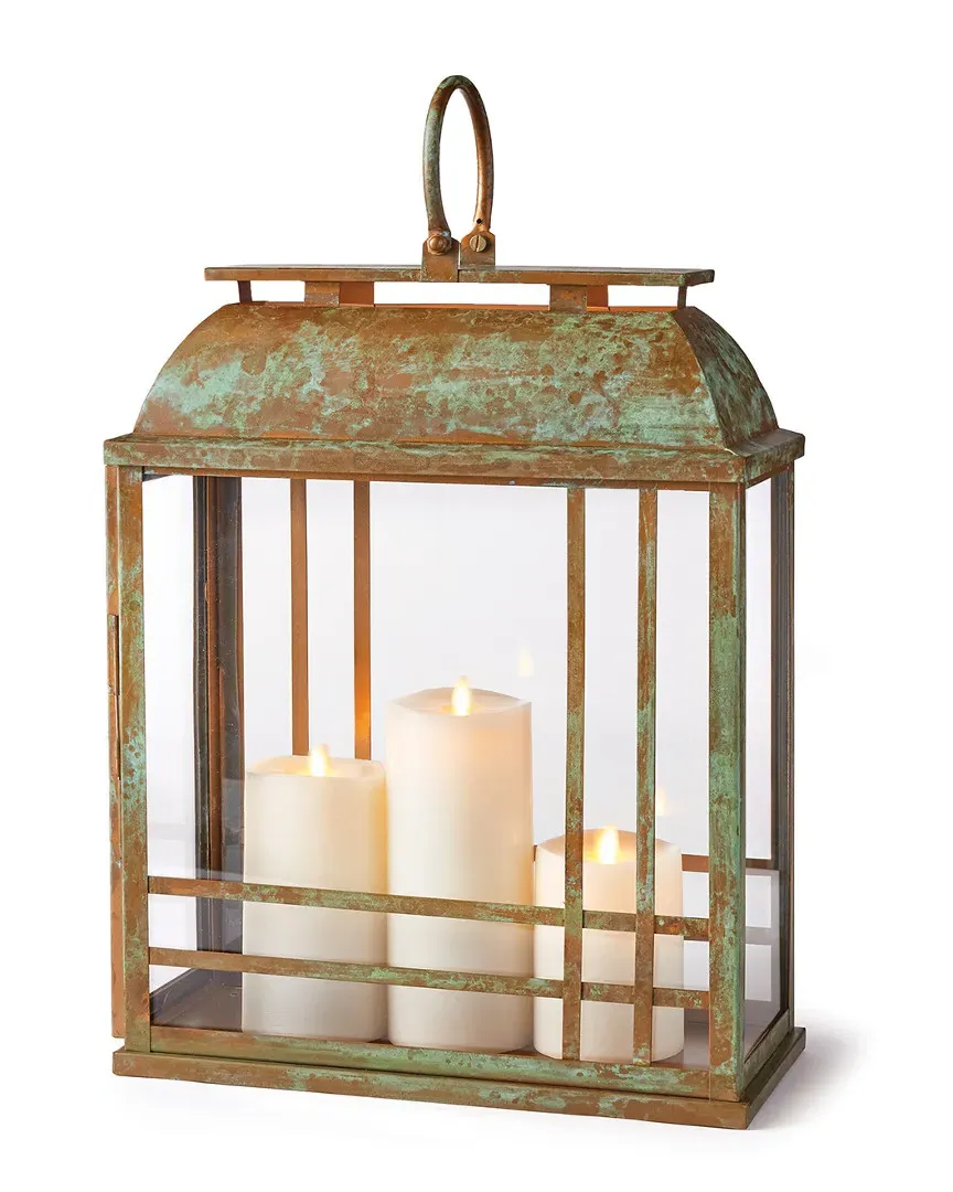 Solana Lantern - Patina, Iron image