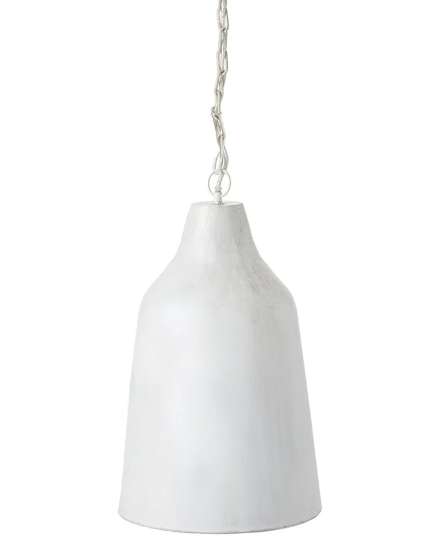 Terrance Large Pendant Light - White, Iron