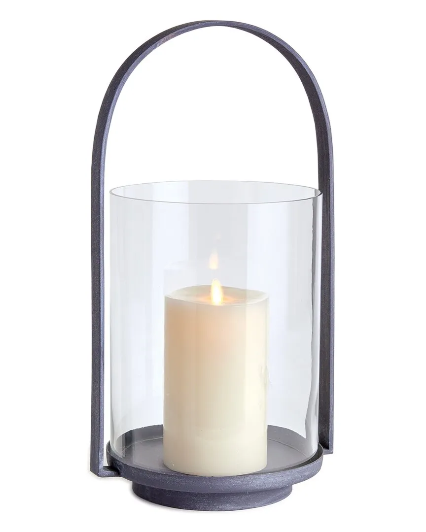 Terrazza Large Outdoor Hurricane - Grey, Iron