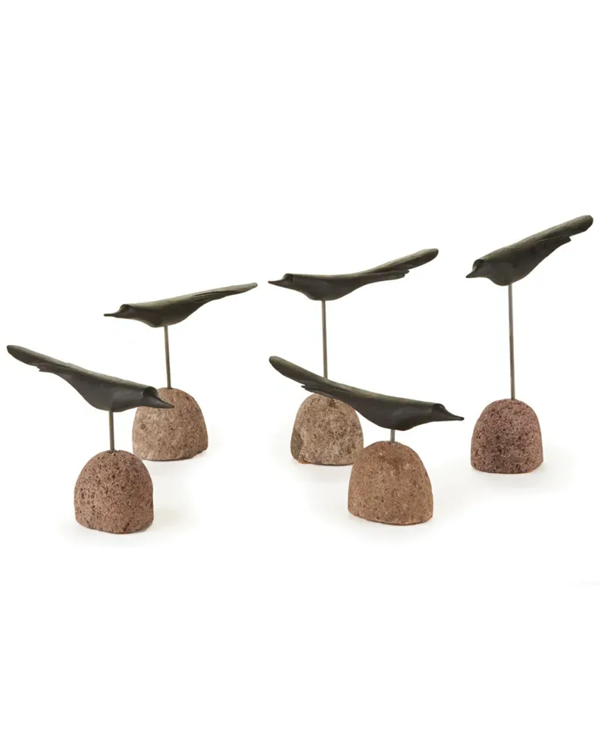 The Flock Bird Artwork Set - Black image