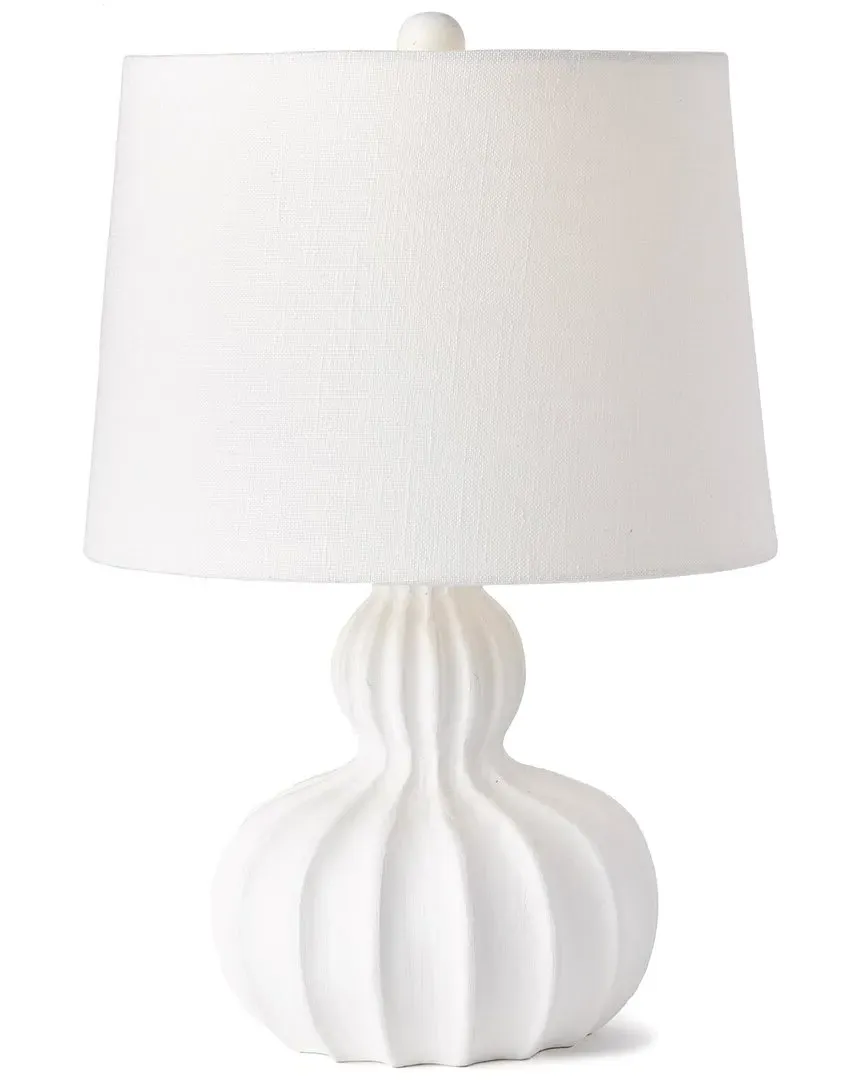 Tidewater Table Lamp - White, Mango Wood image