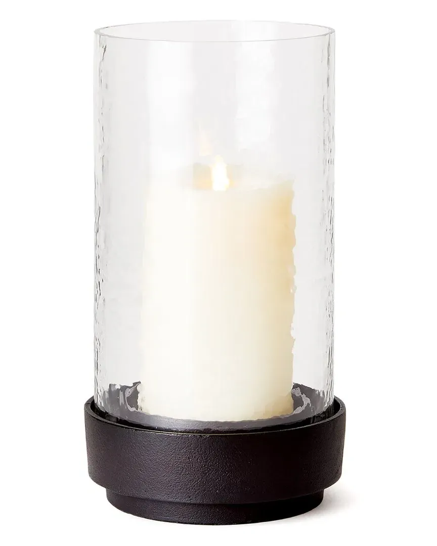 Trenton Small Hurricane Lantern - Black Bronze, Glass image