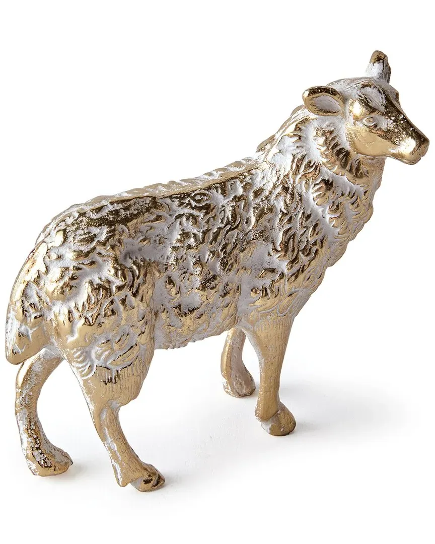 Tufton Sheep Sculpture - Gold, Aluminum image